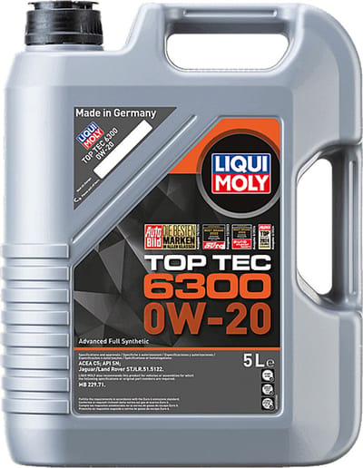 Liqui Moly Top Tec 6300 0w20 Motorolie 5 liter