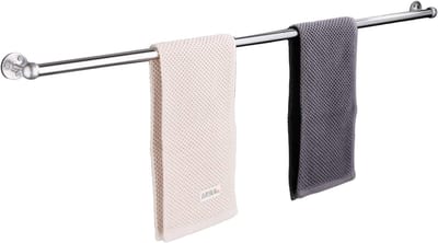 Handdoekstang - Handdoekenrek Wandmontage - Ruimte Besparen - Moderne Waterdichte Design - 30-140 cm - Zilver