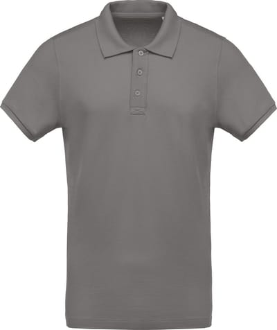 Kariban Menselijk Biologisch Pique-Pique-Poloshirt (Stormgrijs)