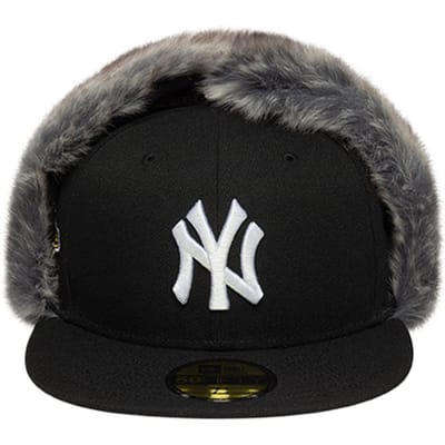 New Era MLB New York Yankees 59fifty Dogear Fitted Pet Zwart