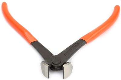 Tang voor Betonwerk - Metaaldraad Kniptang - Staalmatten Bevestigen - Gehard Snijvlak - 16.1 cm Lengte - Zwart