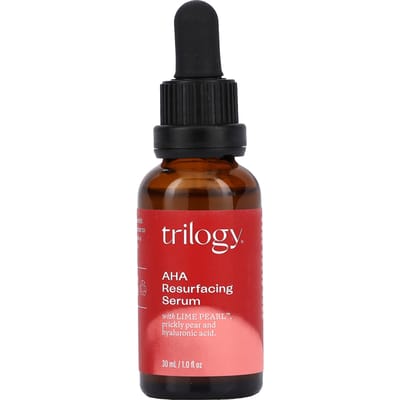 Trilogy, AHA Resurfacing Serum, 1 fl oz (30 ml) black