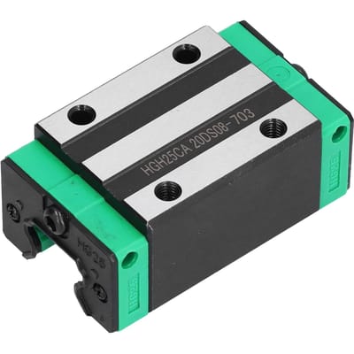 Roulement à Glissière Linéaire HGH25CA Bloc Glisseur sur Rail en Acier pour Machines CNC Machines Automatisées Automobiles