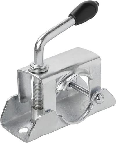 ProPlus Klem voor neuswielen of steunpoten - staal - zilver - 48 mm diameter