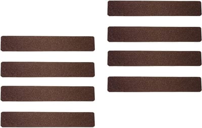 Anti-slip Strips Tape 2 x 12 inch, Bruine Veiligheidstape voor Trappen, Boottrailers en Houten Vloeren, Beschermt Gezinnen, Huisdieren en Kinderen Tegen Uitglijden en Vallen