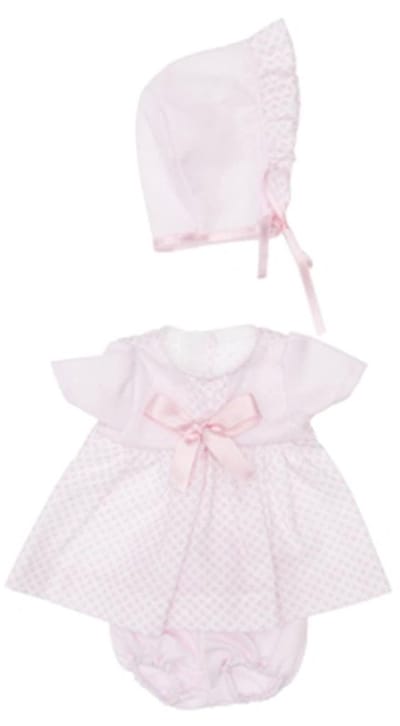 Asi poppenkleding zomer set babyroze - poppen outfit.