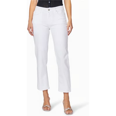 PAIGE Brigitte 26 In Bare White Distressed Size: W23 | Straight Outlet | Dames | Wit