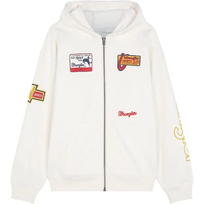 Hooded sweatshirt met rits Wrangler Graphic