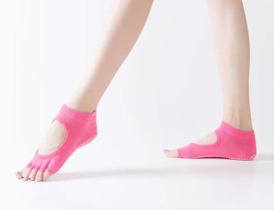 Roze anti-slip Yogasokken - Sportsokken - Yoga - Antislip sokken - Gripsokken - Roze sokken - Elastische sokken - Sokken - Yogasok - Teensokken - Danssokken - 35-39 - CHPN