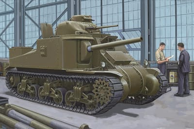 Trumpeter Modelbouwpakket Militaire voertuigen - 63518 M3A4 Medium Tank Plastic - 1:35 - Modelbouw