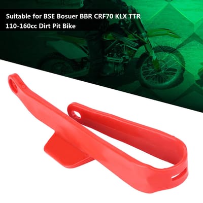 Curseur de chaîne de moto Couvercle de protection de bras oscillant arrière Protecteur de chaîne pour BSE Bosuer rouge