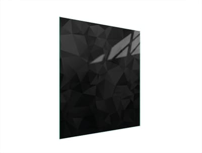 TMK ArtDeko - Snijplank - 45x52 cm - Zwart - Glas