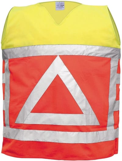Verkeersregelaar hesje/vest - fluor oranje geel - Maat XL/XXL