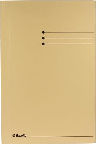 Esselte Manilla 3-klepsmap - folio - 50 stuks - Gems