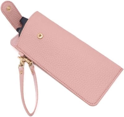 Brillenetui - Zonnebril etui - Bescherming opbergen - Robuust PU-leer - 18 x 8.2 cm - Effene kleur