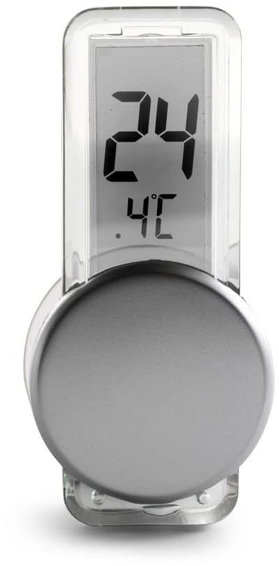 Raamthermometer - Zuignap thermometer - Binnen of buiten - Omgekeerd aflezen mogelijk - 65 x 003 cm