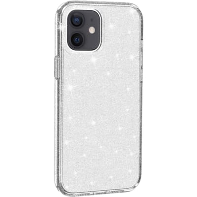 TwoTone iPhone 12 Mini Glitz Hoesje Transparant
