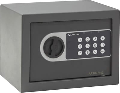 Veilige Stalen Kluis met Elektronisch Slot en Noodsleutel - Programmeerbare Code, Compacte Afmetingen 17x23x17 cm