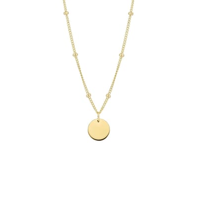 Geelgouden Collier rondje 1 4021474