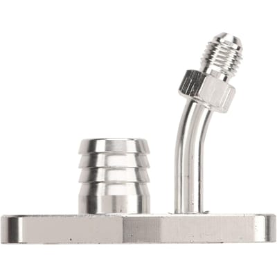 4AN Olie Toevoer Fitting 10AN Retour Afvoer Flens Kit Turbo Olie Retour Toevoer Afvoer Fitting Pakking Set voor CT9 CT12 CT20 CT26 white