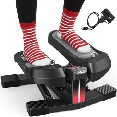 Trapstepper - Twist Stepper - Thuis trainen - Hydraulisch systeem - 158kg capaciteit - Zwart