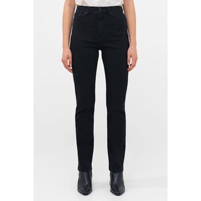 French Connection Stretch Cigarette Full Lng Dnm Black Taglia: 6 | Jeans Slim Fit Outlet | Donna | Nero
