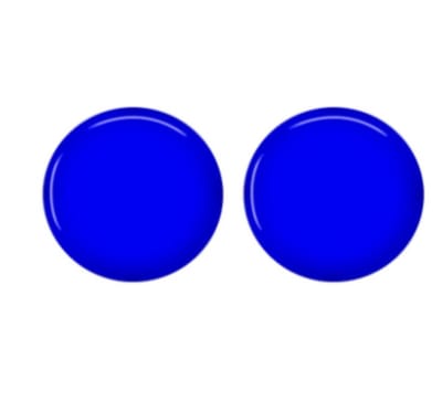 Clip oorbellen -blauw- 1.5 cm- geen gaatje- Charme Bijoux