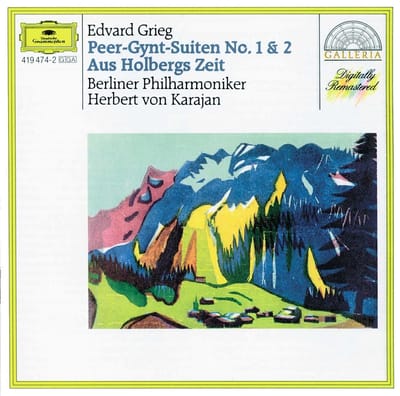 Berliner Philharmoniker, Herbert Von Karajan - Grieg: Peer Gynt Suiteb No.1 & 2 | Aus Holbergs Zeit (CD) (Fragmenten)