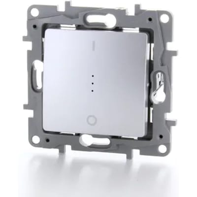 Legrand Controleschakelaar 2-polig Inbouw Niloe Aluminium