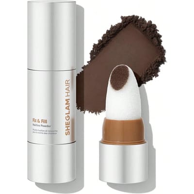 Fix & Fill Hairline Powder - Java, Haarlijndekking & -opvulling, Voor haar met een scheiding, Snelle oplossing voor dunne haarlijn, Haarschaduwpoeder, Haaruitgroei bijwerken, Langdurig resultaat & verstopt de haarzakjes niet, Fijne textuur & klontert niet, Voor vrouwen en mannen