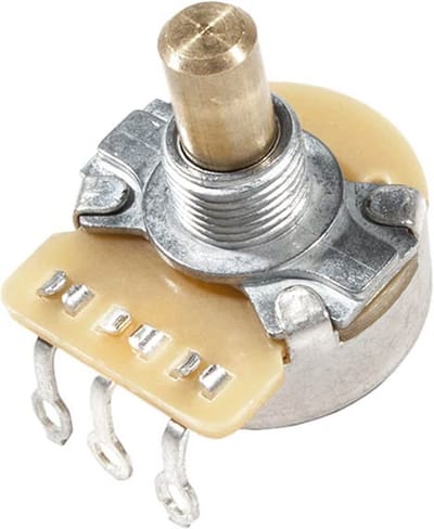 Fender 0095704049 1 MEG (1000K) Lineaire Potentiometer – Solid Shaft, Vintage-Style