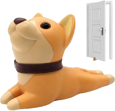 Deurstoppers PVC - Antislip Wig - Deur Stabiliseren - Puppy Vorm - 15.4 cm Lengte - A