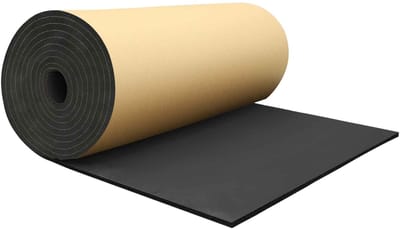 Dailygoods- Geluidsdempingsmat 15mm Dikte - Gesloten Cel Schuim - Zelfklevend - Waterdicht - Vlamvertragend - 0.46m² Dekking - Geluidsisolatiemateriaal