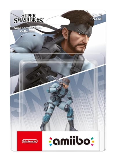 Nintendo amiibo Ingame speelfiguur - Solid Snake (Super Smash Bros. Series)