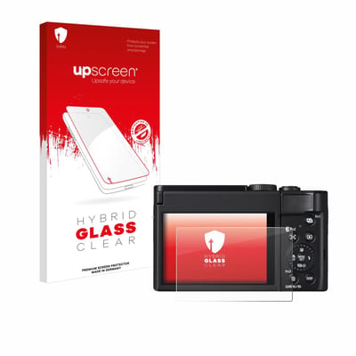 upscreen - Screenprotector voor Panasonic Lumix DC-TZ99 - Folie Beschermfolie Beschermglas transparant