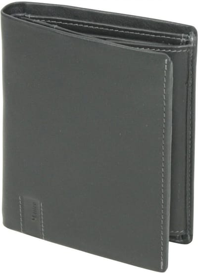 Maître Speciale make-up portemonnee leer 10 cm - Jongens - Staand formaat - schwarz