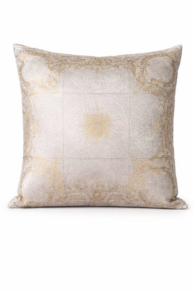 Goround interior - Sierkussen - 45x45 - Fluweel - Goud - Greige - Zand