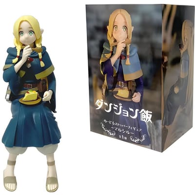 Delicious in Dungeon Laios Marcille Anime Figuur 13-15cm Zittend Model Beeldje Bureau Decoratie Verzamelaarsobject