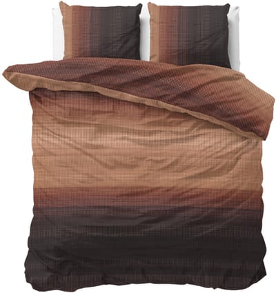 Dekbed-Discounter - Sleeptime Pure Dekbedovertrek 140 x 200/220 cm - Verkoelend Katoen - Korte instopstrook - Wassen op 40 graden - Inclusief 1 kussensloop - Brightness