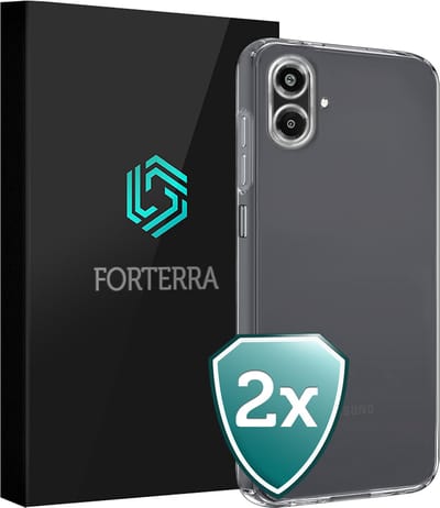 Hoesje 2 Stuks - Geschikt voor Samsung Galaxy A07 - Sterk & Shockproof - Back Cover - Case Siliconen - Telefoon Hoes - Transparant