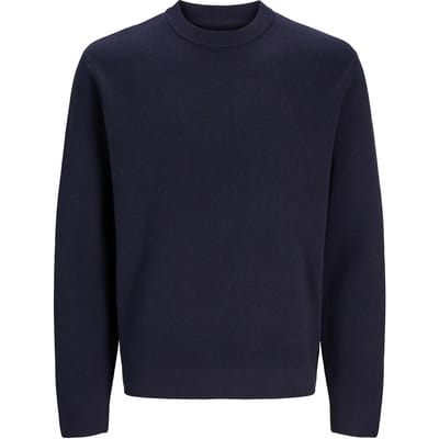 Jack & Jones Trui Jprblamilano Stitch Knit Crew Neck 12259666 Night Sky Mannen Maat - XXL