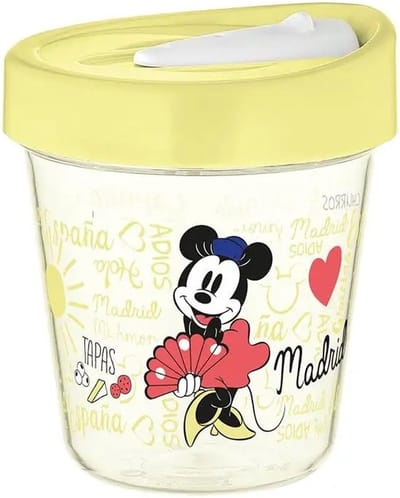 DISNEY Minnie Mouse Reisbeker geel 350ml