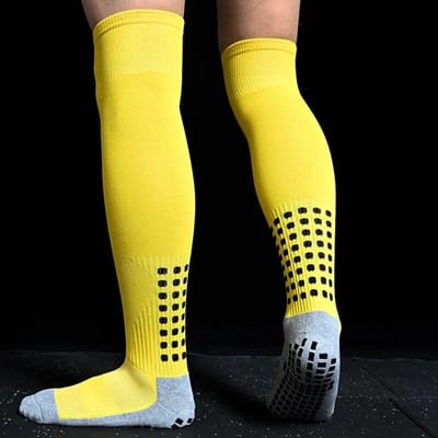 Chaussettes de Football à Long Film, antidérapantes, épaisses, absorbant la sueur, élastiques, chaussettes de sport quatre saisons Free 38-46