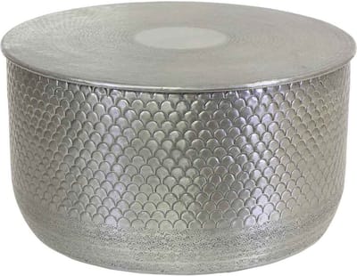 Oosterse bijzettafel Alava zilver