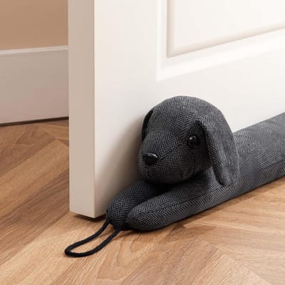Tochtstopper Dier - Deurstrips - Tocht Weren - Hoge Kwaliteit Materiaal - 101 cm - Grijs