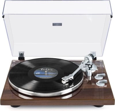 Luxe Platenspeler – Met USB – Kast – Platenspelers – IP Meubel – Bluetooth – 2 Snelheden – Vintage – Draadloos – Instelbare Contragegewichtkracht – Instelbare Toonarm