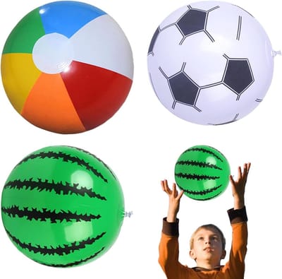 Strandballen Set - Opblaasbare Ballen - Zomer Plezier - Lekvrij Ontwerp - 30 cm - Meerdere Kleuren
