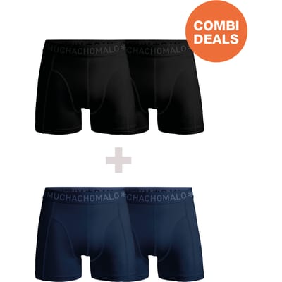 Muchachomalo Boxershort Heren – 4 Pack – 95% Katoen – Heren Ondergoed – Kleding – Stevig Ondergoed – Onderbroeken Heren