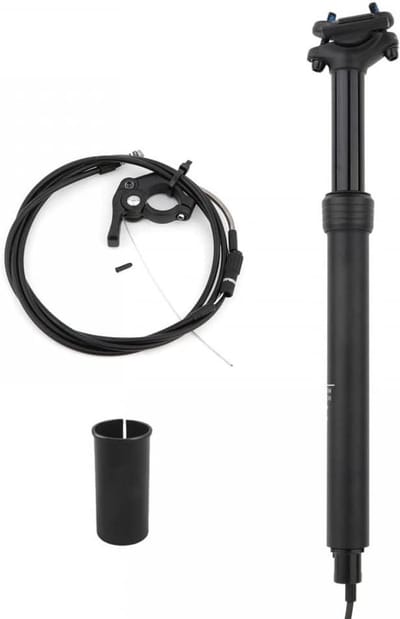 Allecto Plus - Dropper Zadelpen 27.2mm Verstelbaar met Afstandsbediening voor Fietsen MTB BMX - Reizen - Past op 28.6/30.0/30.4/30.8/31.6/33.9mm