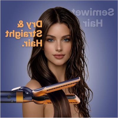 Haardroger en Steilborstel Accessoire voor Dyson Airwrap – Geschikt voor HS01, HS05 & HS08 – Voor Gelijktijdig Drogen en Steilen zonder Hitte – Vermindert Hittebeschadiging en Pluisvorming – (Blauw)